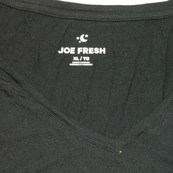 3 for/$25Joe Fresh Long Black Night Gown Shirt T-Shirt Novelty Sleepwear Size XL - Picture 7 of 8